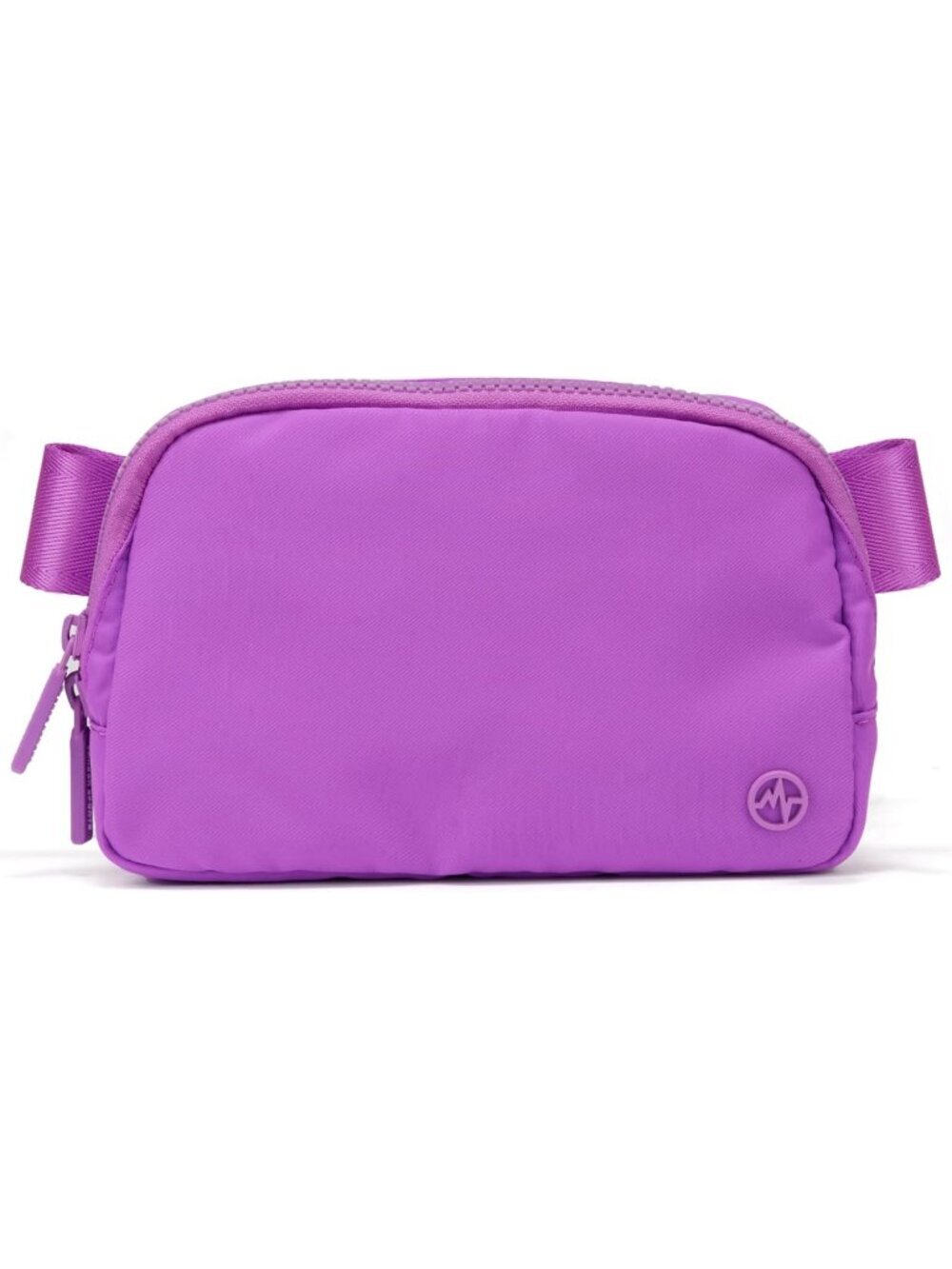 Women's Violet Water Repellent Waist Pack Crossbody Bag with Adjustable Strap